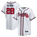 Matt Olson Atlanta Braves Nike Home Replica Player Jersey - White - 49Native
