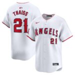 Matt Thaiss Los Angeles Angels Nike Home Limited Player Jersey - White - 49Native