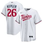 Max Kepler Minnesota Twins Nike Home Replica Player Logo Jersey - White - 49Native