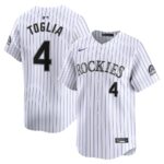 Michael Toglia Colorado Rockies Nike Home Limited Player Jersey - White - 49Native