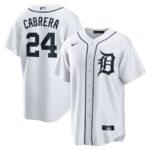 Miguel Cabrera Detroit Tigers Nike Home Replica Player Name Jersey - White - 49Native
