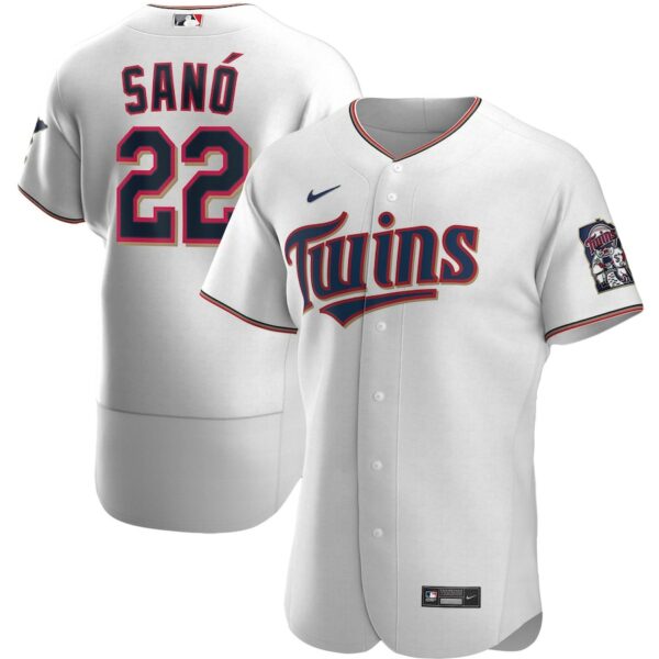 Miguel Sano Minnesota Twins Nike Home Player Jersey - White - 49Native