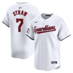 Myles Straw Cleveland Guardians Nike Home Limited Player Jersey - White - 49Native