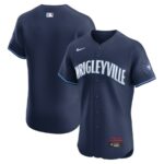 Chicago Cubs Nike City Connect Elite Jersey - Navy - 49Native