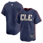 Men's Cleveland Guardians Nike Navy 2024 City Connect Limited Jersey - 49Native