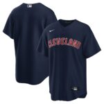 Cleveland Guardians Nike Alternate Replica Jersey - Navy - 49Native