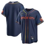 Houston Astros Nike City Connect Replica Jersey - Navy - 49Native