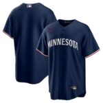 Minnesota Twins Nike Alternate Replica Team Logo Jersey - Navy - 49Native