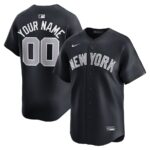New York Yankees Nike  Alternate Limited Custom Jersey - Navy - 49Native