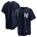 New York Yankees Nike Big & Tall Alternate Replica Team Jersey - Navy - 49Native