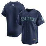 Seattle Mariners Nike Road Limited Jersey - Navy - 49Native