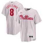 Nick Castellanos Philadelphia Phillies Nike Replica Player Jersey - White - 49Native