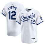 Nick Loftin Kansas City Royals Nike Home Limited Player Jersey - White - 49Native