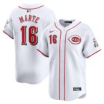Noelvi Marte Cincinnati Reds Nike Home Limited Player Jersey - White - 49Native