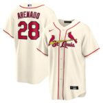 Nolan Arenado St. Louis Cardinals Nike Alternate Official Replica Player Jersey - Cream - 49Native