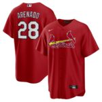 Nolan Arenado St. Louis Cardinals Nike Alternate Official Replica Player Jersey - Red - 49Native