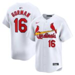 Nolan Gorman St. Louis Cardinals Nike Home Limited Player Jersey - White - 49Native