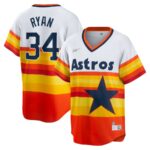 Nolan Ryan Houston Astros Nike Home Cooperstown Collection Player Jersey - White - 49Native