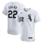 Oscar Colas Chicago White Sox Nike Home Elite Player Jersey - White - 49Native
