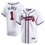 Ozzie Albies Atlanta Braves Nike Home Limited Player Jersey - White - 49Native