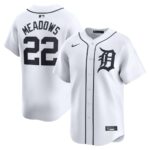 Parker Meadows Detroit Tigers Nike Home Limited Player Jersey - White - 49Native