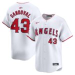 Patrick Sandoval Los Angeles Angels Nike Home Limited Player Jersey - White - 49Native