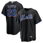 Pete Alonso New York Mets Nike 2022 Alternate Replica Player Jersey - Black - 49Native
