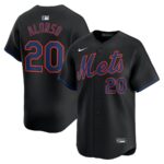 Pete Alonso New York Mets Nike Alternate Limited Player Jersey - Black - 49Native