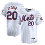 Pete Alonso New York Mets Nike Home Limited Player Jersey - White - 49Native