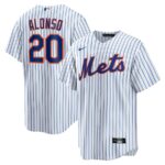 Pete Alonso New York Mets Nike Home Replica Player Name Jersey - White - 49Native