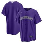 Colorado Rockies Nike Alternate Replica Team Jersey - Purple - 49Native