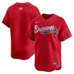 Atlanta Braves Nike  Alternate Limited Jersey - Red - 49Native