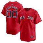 Boston Red Sox Nike  Alternate Limited Custom Jersey - Red - 49Native