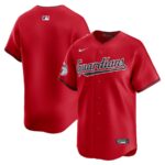 Cleveland Guardians Nike  Alternate Limited Jersey - Red - 49Native