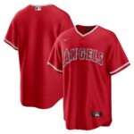 Los Angeles Angels Nike Alternate Replica Team Jersey - Red - 49Native
