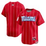 Miami Marlins Nike City Connect Limited Jersey - Red - 49Native