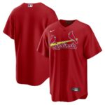St. Louis Cardinals Nike Alternate Replica Team Jersey - Red - 49Native