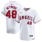 Reid Detmers Los Angeles Angels Nike Home Limited Player Jersey - White - 49Native