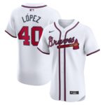 Reynaldo Lopez Atlanta Braves Nike Home Elite Player Jersey - White - 49Native