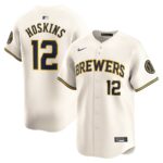 Rhys Hoskins Milwaukee Brewers Nike Home Limited Player Jersey - Cream - 49Native