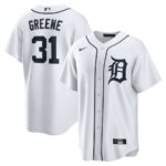 Riley Greene Detroit Tigers Nike Replica Player Jersey - White - 49Native
