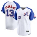 Ronald Acuña Jr. Atlanta Braves Nike City Connect Limited Player Jersey - White - 49Native
