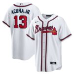Ronald Acuna Jr. Atlanta Braves Nike Home Replica Player Name Jersey - White - 49Native