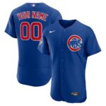 Chicago Cubs Nike Alternate Custom Jersey - Royal - 49Native