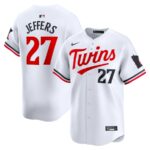 Ryan Jeffers Minnesota Twins Nike Home Limited Player Jersey - White - 49Native