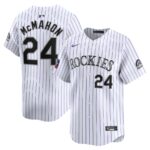 Ryan McMahon Colorado Rockies Nike 2024 MLB World Tour Mexico City Series Home Limited Player Jersey - White - 49Native