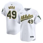 Ryan Noda Oakland Athletics Nike Home Limited Player Jersey - White - 49Native