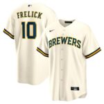 Sal Frelick Milwaukee Brewers Nike Home Replica Player Jersey - Cream - 49Native