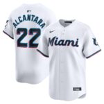 Sandy Alcantara Miami Marlins Nike Home Limited Player Jersey - White - 49Native