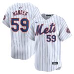Sean Manaea New York Mets Nike Home Limited Player Jersey - White - 49Native